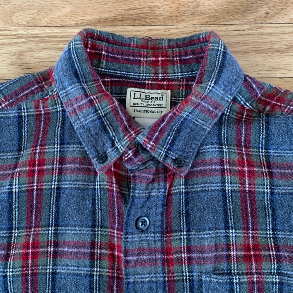 LL Bean Traditional Fit Flannel